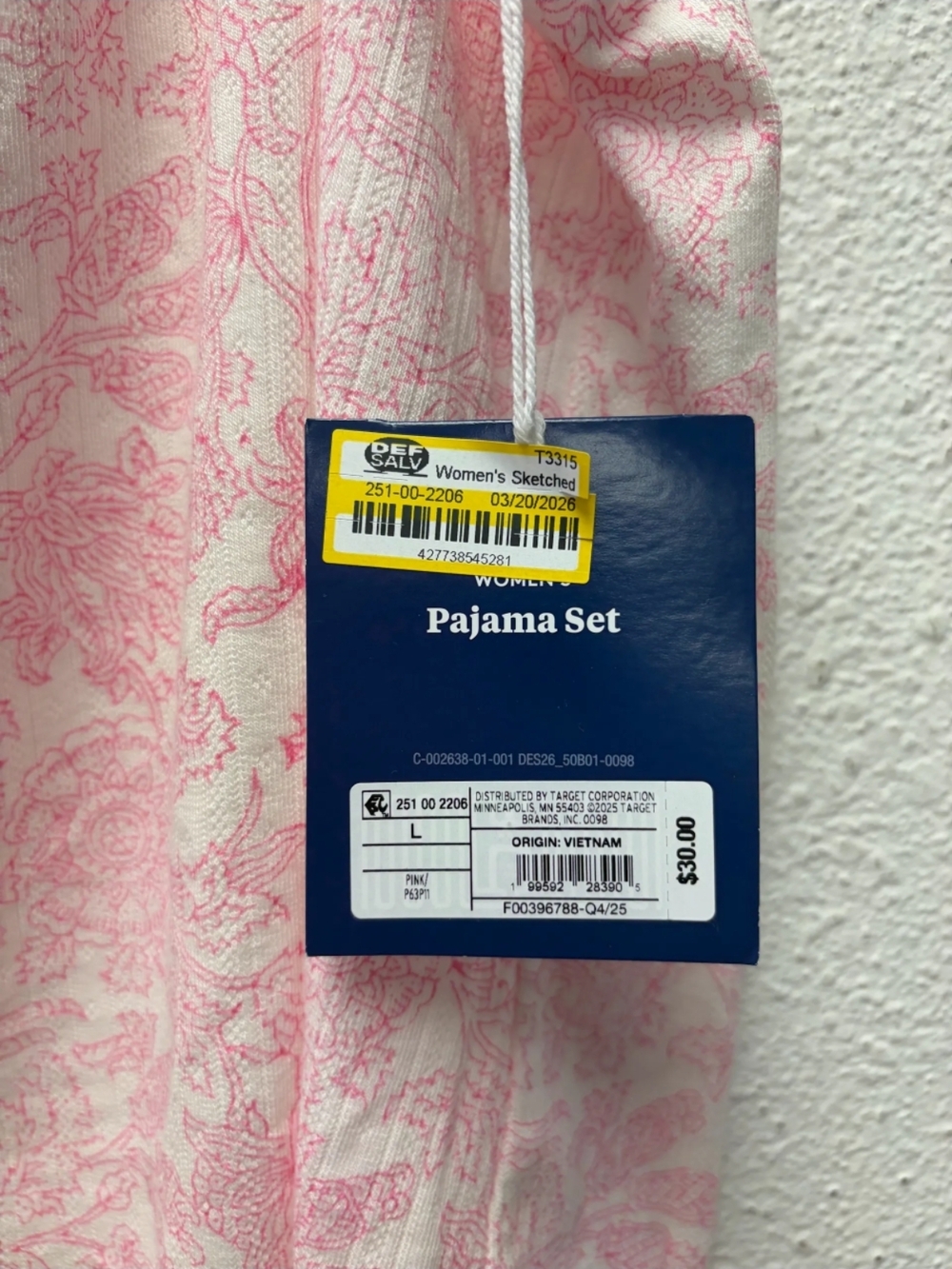 Womens Pajama Set Size Large #573 - Picture 2 of 6